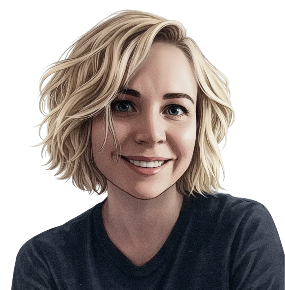 Portrait of Anja Deplova, web designer